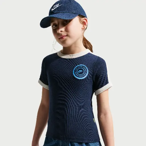 Nike top met korte mouwen voor meisjes - Blauw