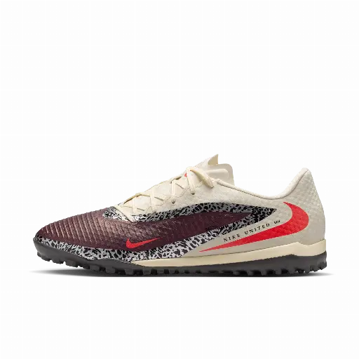 Nike United Phantom 6 Low Academy voetbalschoenen (turf) - Rood