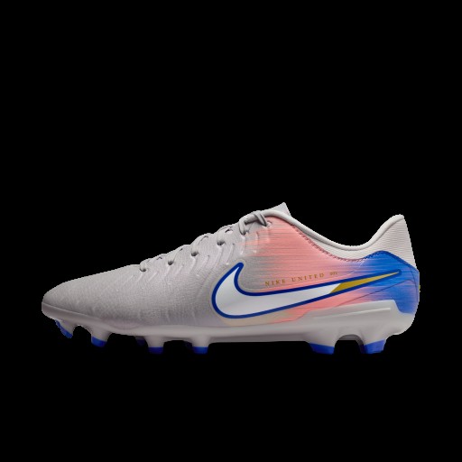 Nike United Tiempo Legend 10 Academy low-top voetbalschoenen (meerdere ondergronden) - Grijs