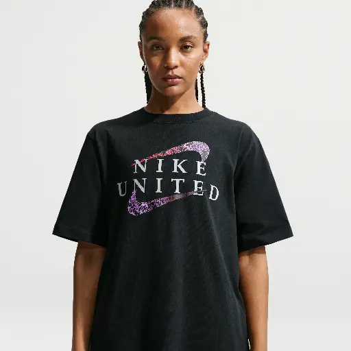 Nike United Voetbalshirt voor dames - Zwart