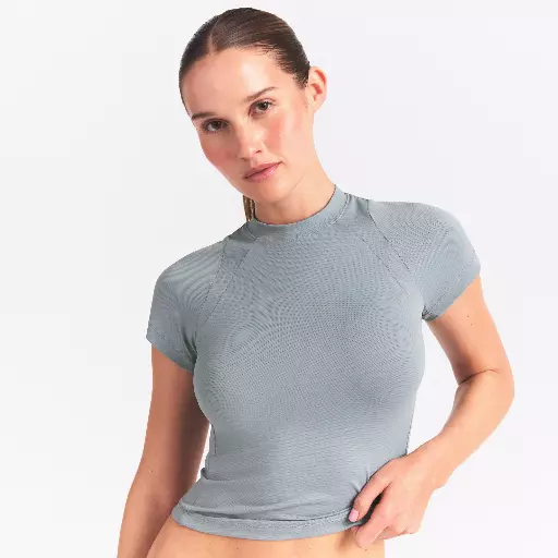 NikeSKIMS Airy baby-T-shirt voor dames - Zwart