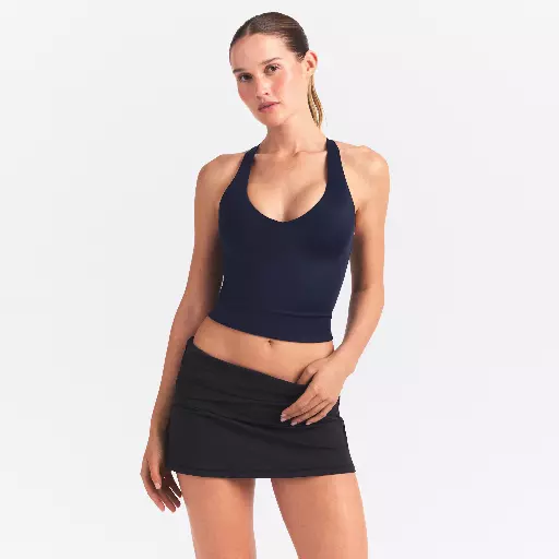 NikeSKIMS Shine tanktop met V-hals voor dames - Blauw
