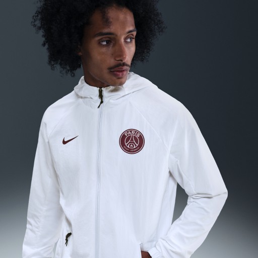 Paris Saint-Germain AWF Nike geweven voetbaljack voor heren - Wit