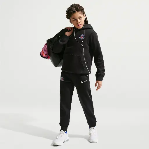 Paris Saint-Germain Club Fleece Nike Football joggingbroek voor jongens - Zwart