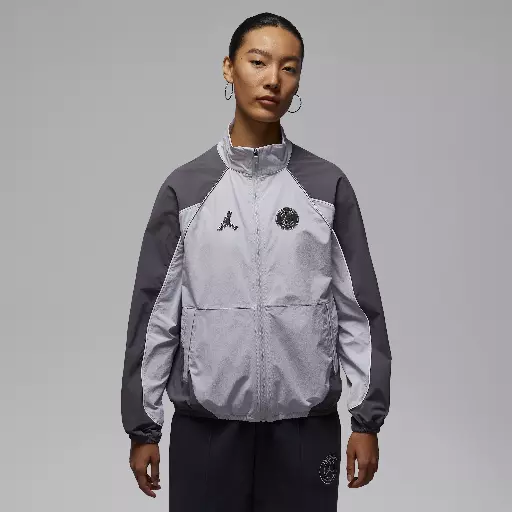 Paris Saint-Germain Clubliedjack voor dames - Grijs