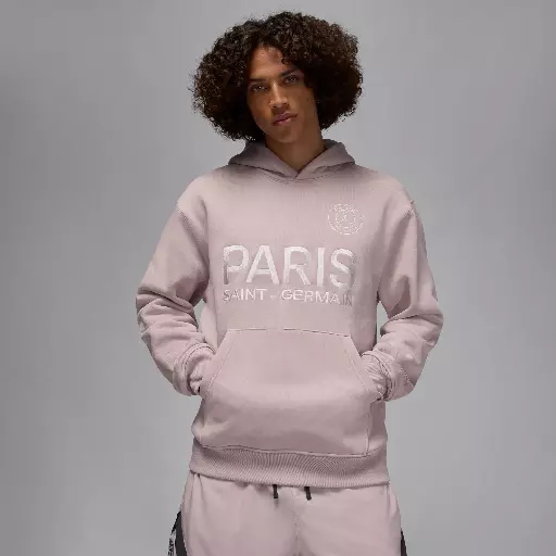 Paris Saint-Germain Fleecehoodie voor heren - Roze