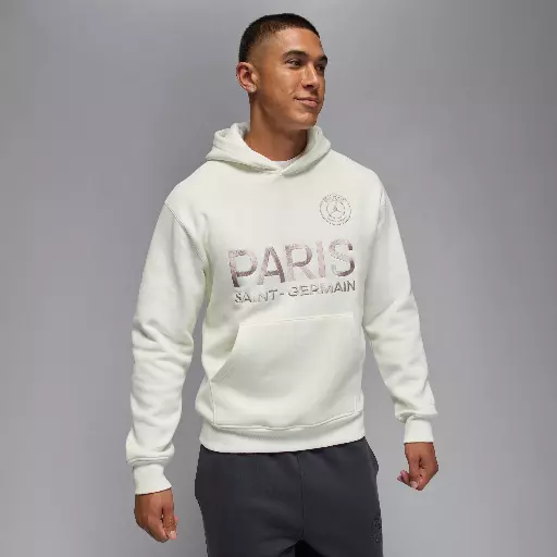 Paris Saint-Germain Fleecehoodie voor heren - Wit