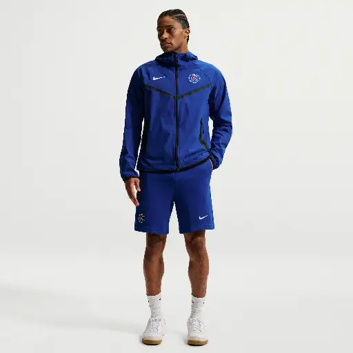 Paris Saint-Germain Tech Fleece Nike voetbalshorts voor heren - Blauw