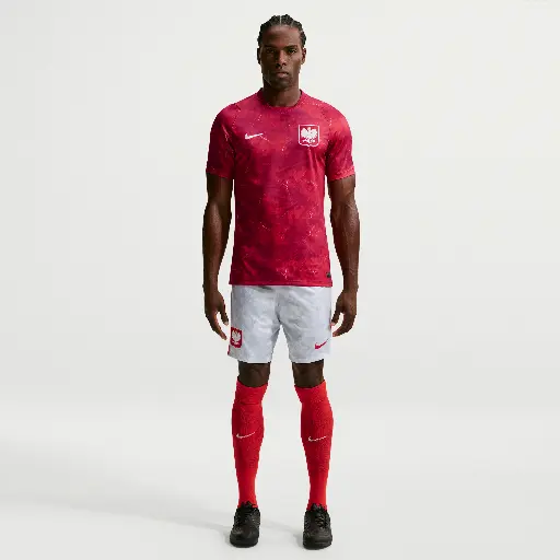 Polen 2026 Stadion Thuis Nike Dri-FIT replicavoetbalshorts voor heren - Wit