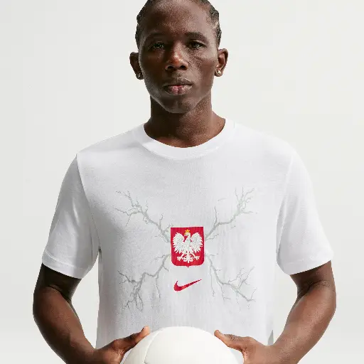 Polen 2026 T-shirt Nike voetbalshirt voor heren - Wit