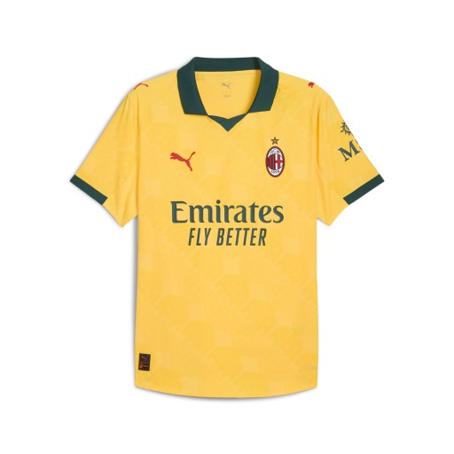 PUMA AC Milan 25/26 Authentic derde shirt voor Heren, Geel