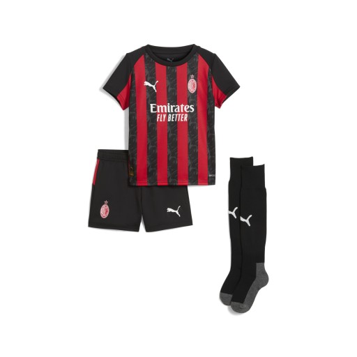 PUMA AC Milan 25/26 mini-thuistenue, Zwart/Rood