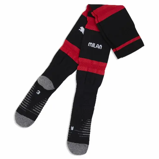 PUMA AC Milan 26/27 gestreepte sokken voor Heren, Zwart/Rood