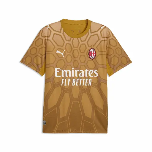 PUMA AC Milan 26/27 keepersshirt voor Heren, Zwart/Goud