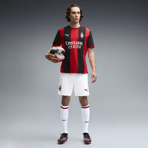 PUMA AC Milan 26/27 short voor Heren, Rood/Wit