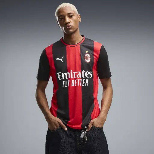 PUMA AC Milan 26/27 thuisshirt voor Heren, Zwart/Rood