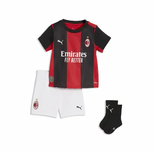 PUMA AC Milan 26/27 thuistrainingspak, Zwart/Rood