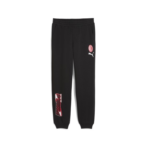 PUMA AC Milan FtblCulture joggingbroek voor Heren, Zwart/Rood