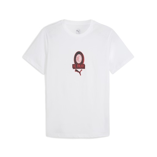 PUMA AC Milan FtblCulture T-shirt voor Heren, Rood/Wit