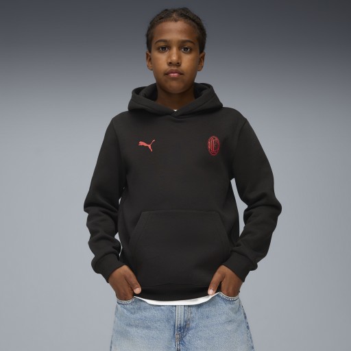 PUMA AC Milan FtblEssentials hoodie voor Heren, Zwart/Rood