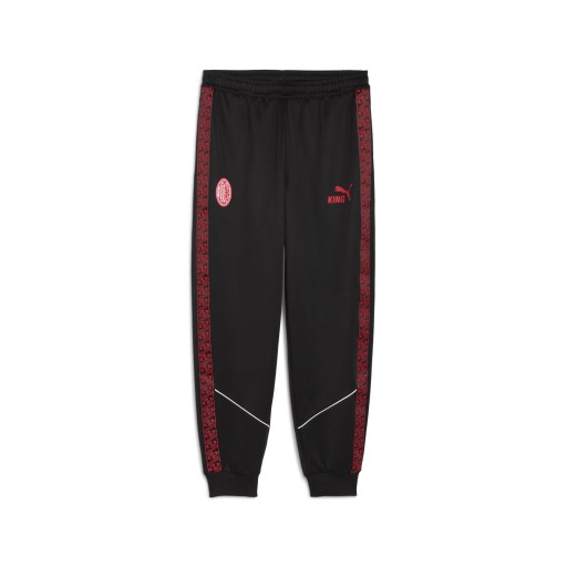 PUMA AC Milan KING Anthem broek voor Heren, Zwart/Rood