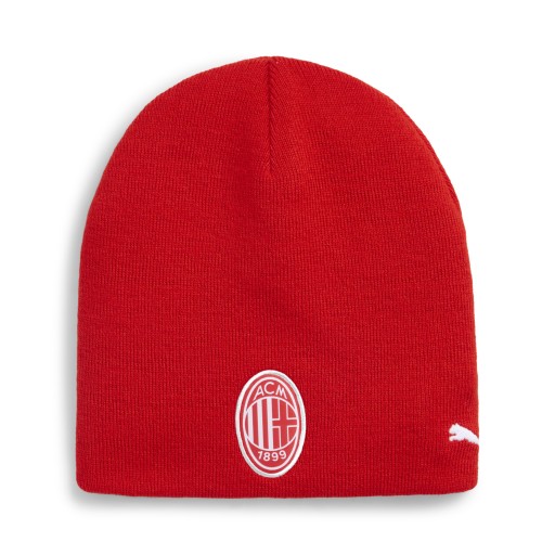 PUMA AC Milan omkeerbare beanie, Zwart/Rood