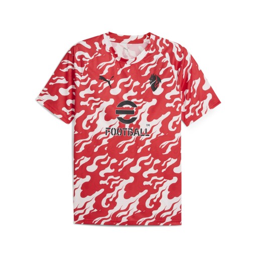 PUMA AC Milan Pre-match shirt voor Heren, Rood/Wit