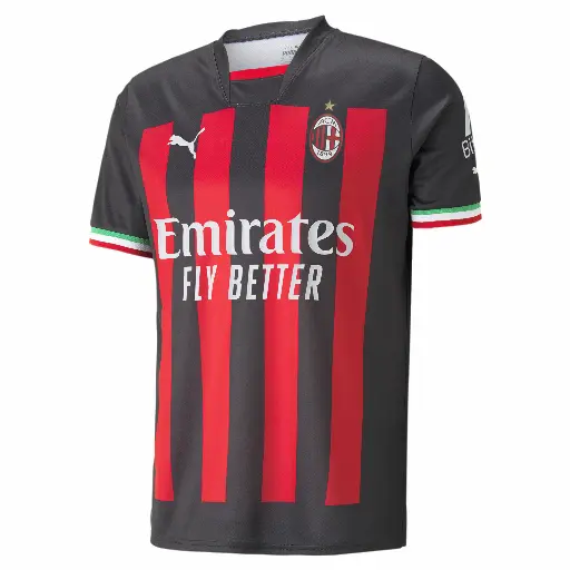 PUMA AC Milan Replica thuisshirt heren, Zwart/Rood