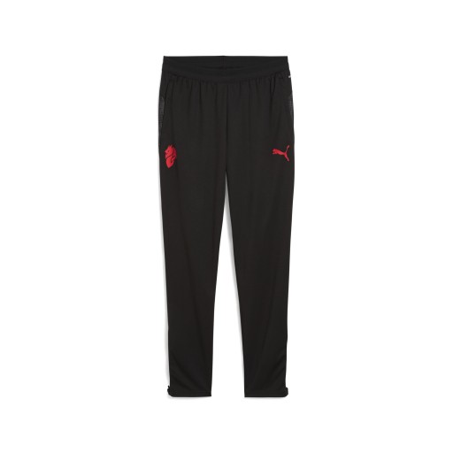 PUMA AC Milan trainingsbroek voor Heren, Zwart/Rood