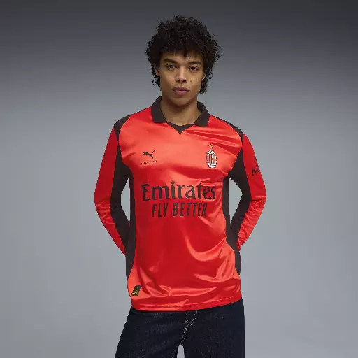 PUMA AC MILAN x SLAM JAM shirt met lange mouwen voor Heren, Rood