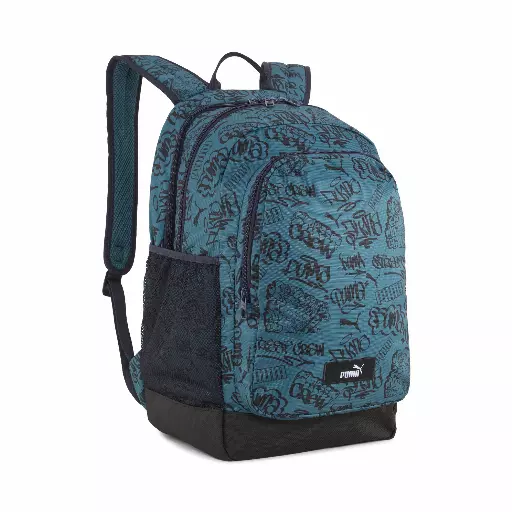 PUMA Academy 29L all-over print rugzak, Grijs