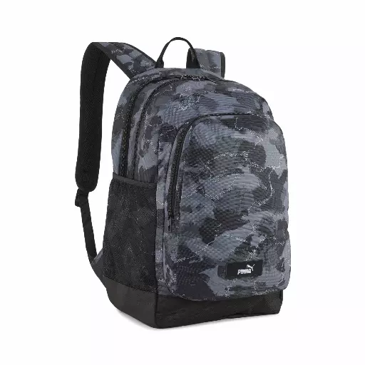 PUMA Academy 29L all-over print rugzak, Zwart