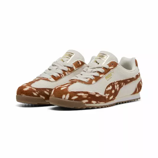 PUMA Arizona Doelette sneakers voor Dames, Wit/Goud