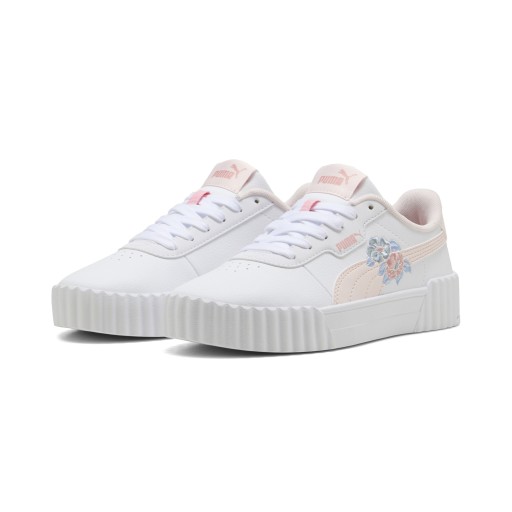 PUMA Carina 3.0 Floral sneakers voor Dames, Wit
