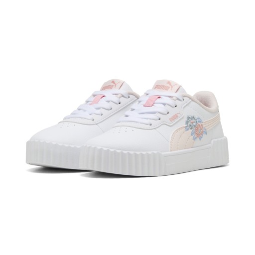 PUMA Carina 3.0 Floral sneakers voor Dames, Wit