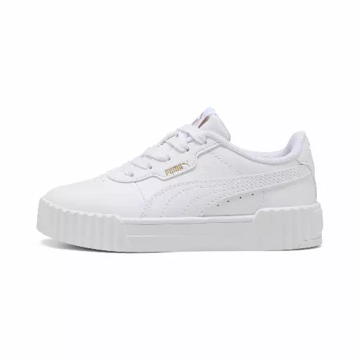 PUMA Carina 3.0 sneakers voor Dames, Wit/Goud