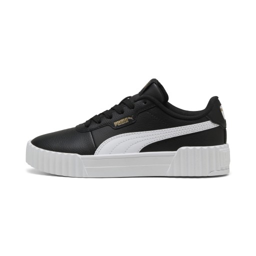 PUMA Carina 3.0 sneakers voor Dames, Zwart/Wit/Goud