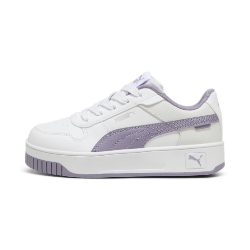 PUMA Carina Street sneakers voor Dames, Wit/Zilver