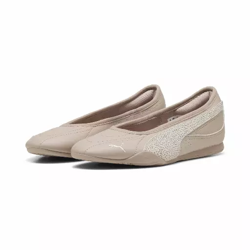 PUMA Catch Soleil Topcat ballerinasneakers voor Dames, Roze/Goud