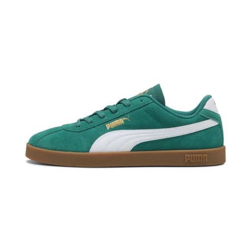 PUMA Club II Suede unisex sneakers, Groen/Wit/Goud