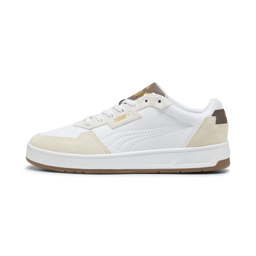 PUMA Court Classic Lux SD sneakers uniseks, Wit/Brons
