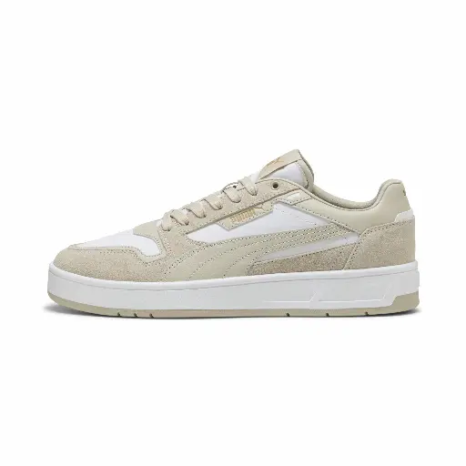 PUMA Court Classic Suede sneakers uniseks, Wit/Goud