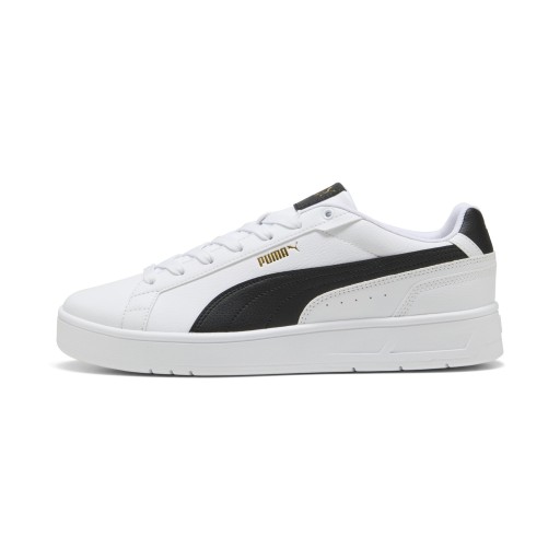 PUMA Court Classico sneakers unisex, Zwart/Wit/Goud