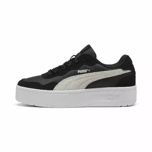 PUMA Court Lally Skye Suede sneakers voor Dames, Zwart/Wit