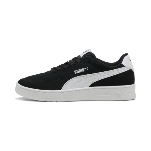 PUMA Court Lally Suede sneakers voor Dames, Zwart/Wit