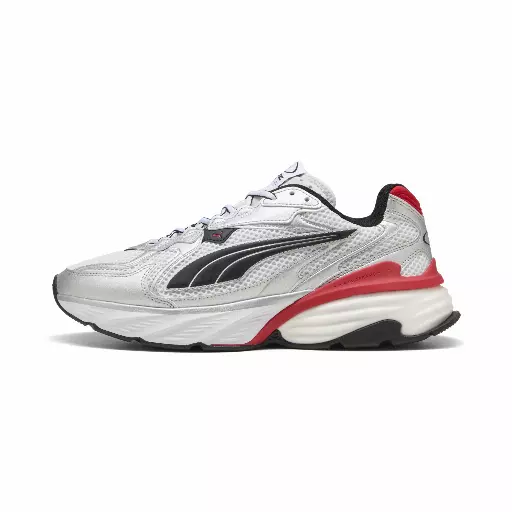 PUMA Fade sneakers uniseks, Rood/Wit/Zilver