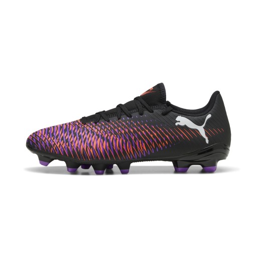 PUMA FUTURE 8 PLAY FG/AG voetbalschoenen, Zwart/Rood/Wit