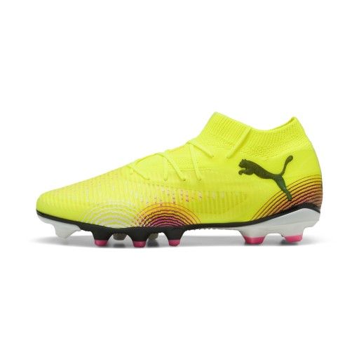 PUMA FUTURE 8 PRO FG/AG voetbalschoenen, Zwart/Geel