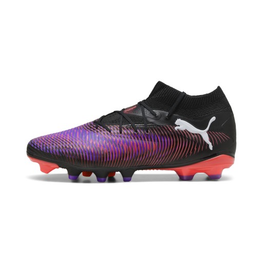 PUMA FUTURE 8 PRO FG/AG voetbalschoenen, Zwart/Rood/Wit
