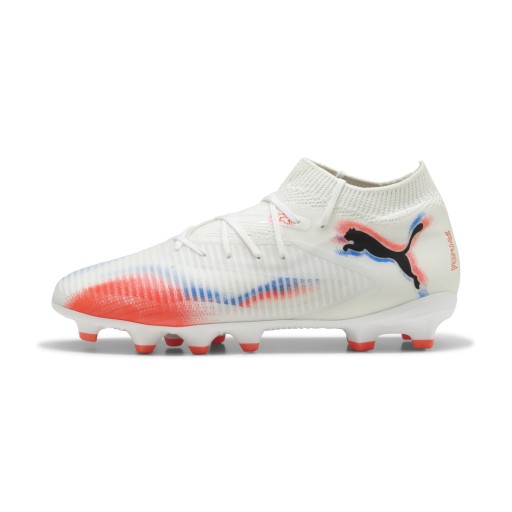 PUMA FUTURE 8 PRO FG/AG voetbalschoenen, Zwart/Rood/Wit